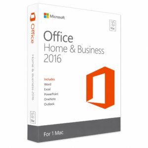 Microsoft Office 2016 Home and Business for Mac – genuine lifetime license for Intel Macs
