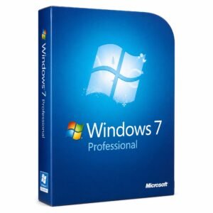 Microsoft Windows 7 Professional product key – genuine lifetime license 32/64-bit