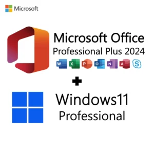 Windows 11 Pro and Office 2024 Professional Plus bundle – two genuine lifetime product keys