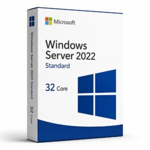 Windows Server 2022 Standard 32 core product key – dual-CPU host license