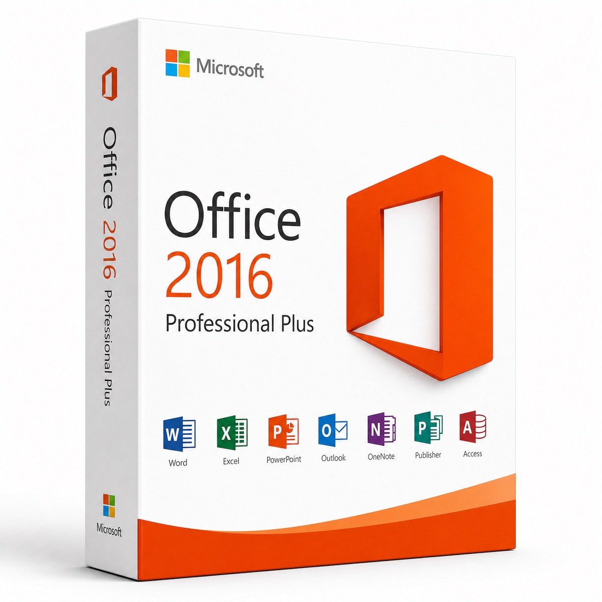 Microsoft Office 2016 Professional Plus product key – genuine lifetime license for 1 PC