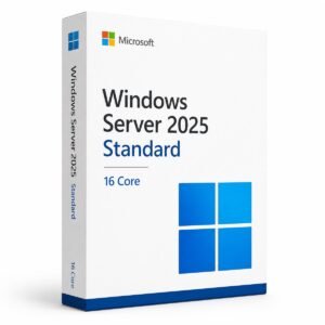 Windows Server 2025 Standard 16 core product key – per-core base license