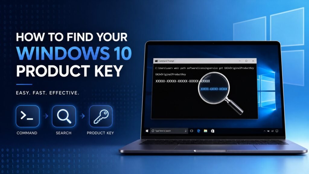 How to Find Windows 10 Product Key: 6 Working Methods (2026)