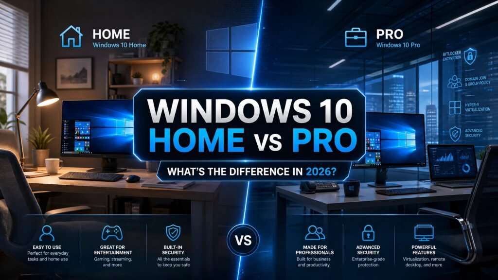 windows 10 home vs pro
