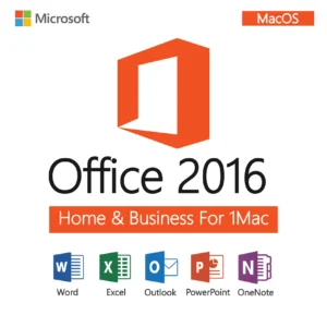 Microsoft Office 2016 Home & Business for Mac – Lifetime License Key