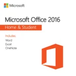 Microsoft Office 2016 Home & Student – License Key for 1 PC