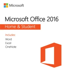 Microsoft Office 2016 Home & Student – License Key for 1 PC