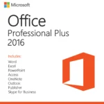 Microsoft Office 2016 Professional Plus – License Key for 1 PC