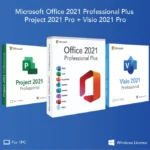 Microsoft Office 2021 Pro Plus + Visio 2021 + Project 2021 – Bundle for 1 PC
