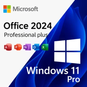 Microsoft Office 2024 Pro Plus + Windows 11 Pro – Bundle License Keys (1 PC)