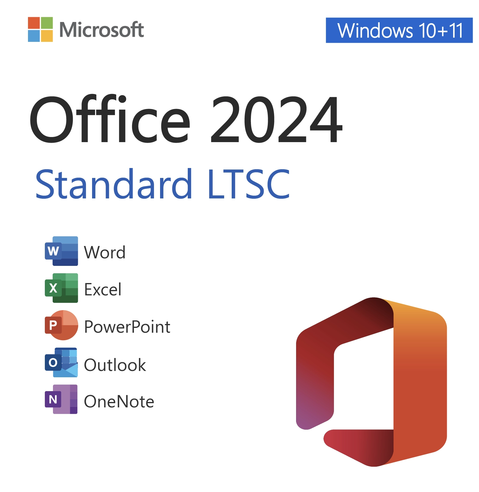 Microsoft Office 2024 Standard LTSC – Lifetime License Key for 1 PC