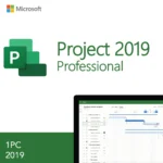 Microsoft Project 2019 Professional – License Key for 1 PC