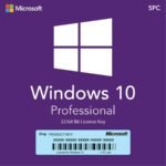 Microsoft Windows 10 Pro – License Key for 5 PCs (32/64-bit)