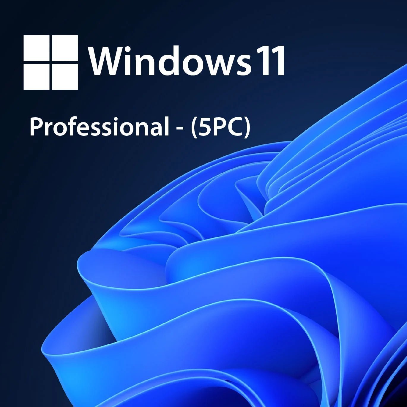 Microsoft Windows 11 Pro – License Key for 5 PCs (32/64-bit)