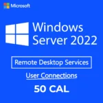 Windows Server 2022 RDS – 50 User CALs – License Key