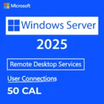 Windows Server 2025 RDS – 50 User CALs – License Key